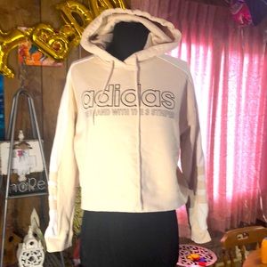 Pretty Adidas Crop Hoodie!  Size is Medium